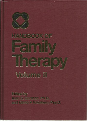 Beispielbild fr Handbook of Family Therapy, Volume 2 zum Verkauf von Wonder Book