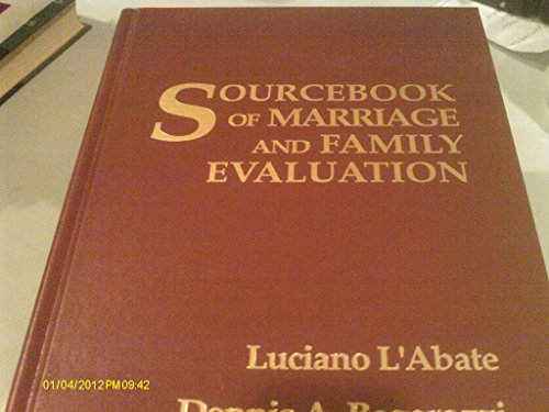 Stock image for Sourcebook of Marriage and Family Evaluation for sale by Irish Booksellers