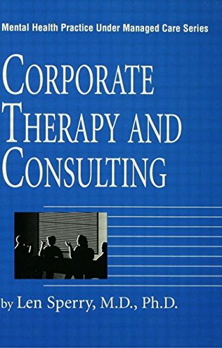 Beispielbild fr Corporate Therapy and Consulting zum Verkauf von Better World Books