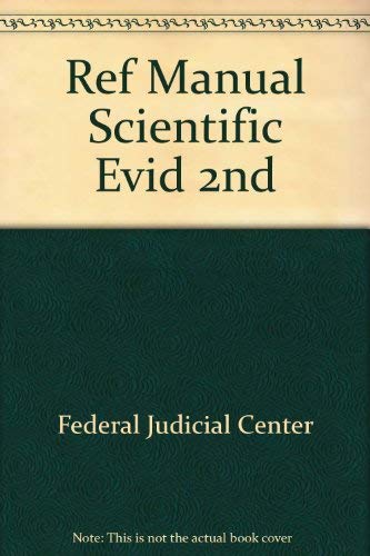 9780876322697: Reference Manual for Scientific Evidence