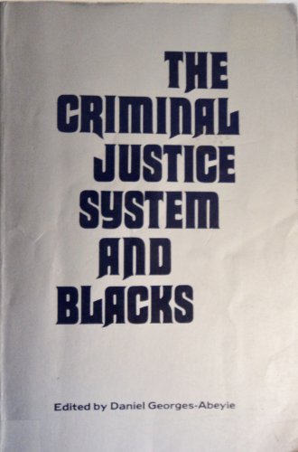 Stock image for The Criminal Justice System and Blacks for sale by HPB-Red