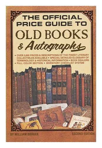 Stock image for The official price guide to old books & autographs for sale by ThriftBooks-Dallas