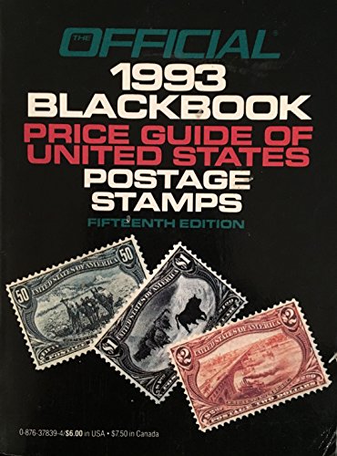 Beispielbild fr 1993 Blackbook Price Guide of U.S. Postage Stamps: 15th Ed. zum Verkauf von Wonder Book