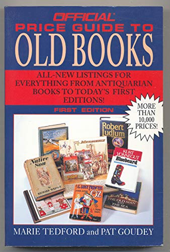 Stock image for Official Price Guide to Old Books, 1st Edition for sale by Wonder Book