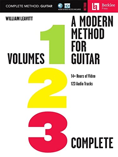 Imagen de archivo de A Modern Method Guitar - Complete Method: With 14+ Hours of Video and 123 Audio Tracks: Vol 1-3 a la venta por Revaluation Books
