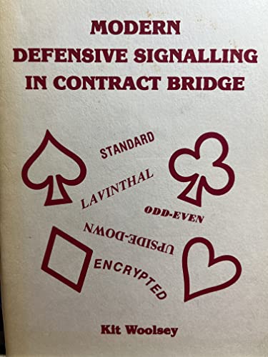 9780876430323: Modern Defensive Signalling in Contract Bridge