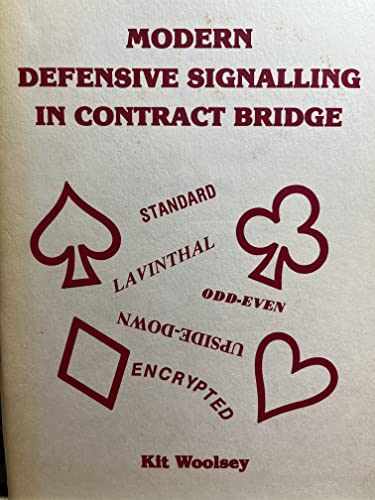 Stock image for Modern Defensive Signalling in Contract Bridge for sale by First Coast Books