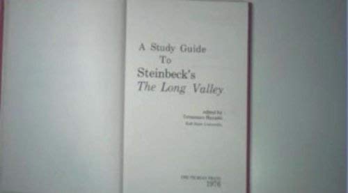 Beispielbild fr Study Guide to Steinbeck's the Long Valley zum Verkauf von Alexander Books (ABAC/ILAB)