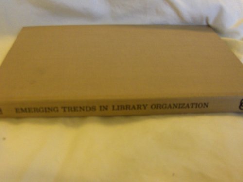 Emerging Trends in Library Organization: What Influences Change (9780876500934) by Lee, Sul H.