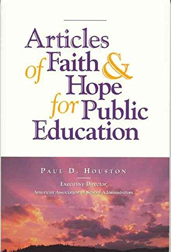 9780876522318: Articles of Faith and Hope for Public Education