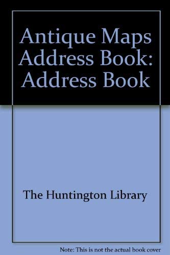 Beispielbild fr Masters of Cartography: Address Book zum Verkauf von Wonder Book