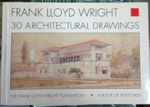 Beispielbild fr Frank Lloyd Wright : Thirty Architectural Drawings: A Book of Postcards zum Verkauf von Better World Books