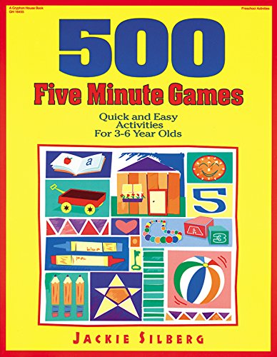 Stock image for 500 Five Minute Games : Quick and Easy Activities for 3-6 Year Olds for sale by Better World Books: West