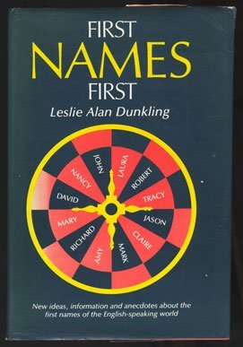 Stock image for First Names First for sale by Wonder Book