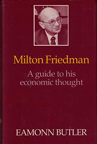 Imagen de archivo de Milton Friedman a la venta por Better World Books