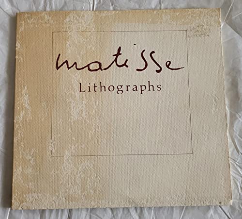 Matisse, Lithographs (9780876635698) by Lambert, Susan