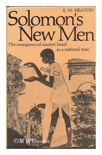 Imagen de archivo de Solomon's New Man Emergence Of Ancient Israel As National State a la venta por Christian Book Store
