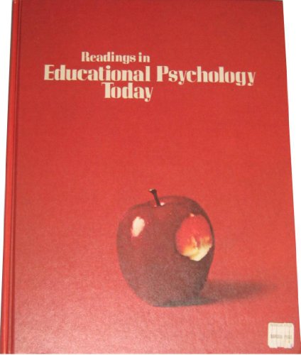 Stock image for Readings in Educational Psychology Today for sale by Better World Books