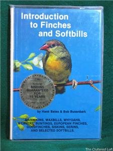 Beispielbild fr Introduction to Finches and Softbills zum Verkauf von Wonder Book