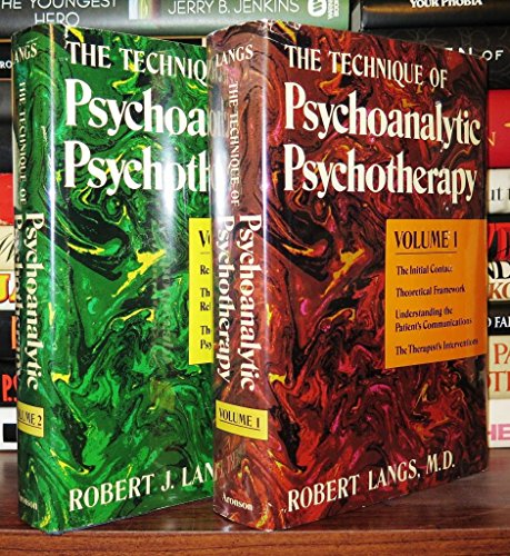 Stock image for The Technique of Psychoanalytic Psychotherapy: Theoretical Framework: Understanding the Patients Communications, Volume I for sale by ThriftBooks-Atlanta