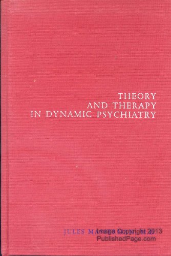 9780876680674: Theory and Therapy of Dynamic Psychiatry