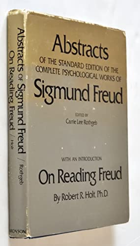 Imagen de archivo de Abstracts of the Standard Edition of the Complete Psychological Works of Sigmund Freud a la venta por Better World Books
