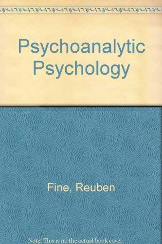 Stock image for Psychoanalytic Psychology for sale by Books From California