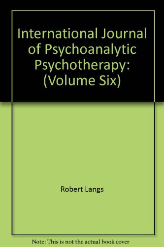 Imagen de archivo de International Journal of Psychoanalytic Psychotherapy": v. 6 a la venta por FOLCHATT