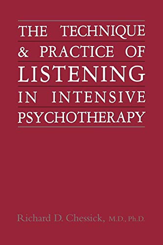 9780876683002: Technique and Practice of Listening in Intensive Psychotherapy (v. 2): 0002 (Criminal Personality)