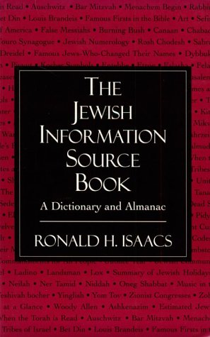 Beispielbild fr The Jewish Information Source Book : A Dictionary and Almanac zum Verkauf von Better World Books