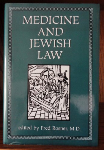Beispielbild fr Medicine and Jewish Law zum Verkauf von Bulk Book Warehouse