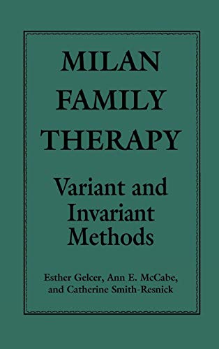 Beispielbild fr Milan Family Therapy: Variant and Invariant Methods zum Verkauf von Wonder Book