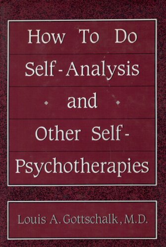 9780876688472: How to Do Self Analysis and Other Self Psychotherapies