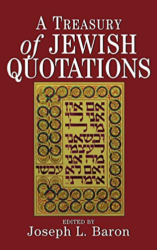 Stock image for A Treasury of Jewish Quotations for sale by Revaluation Books
