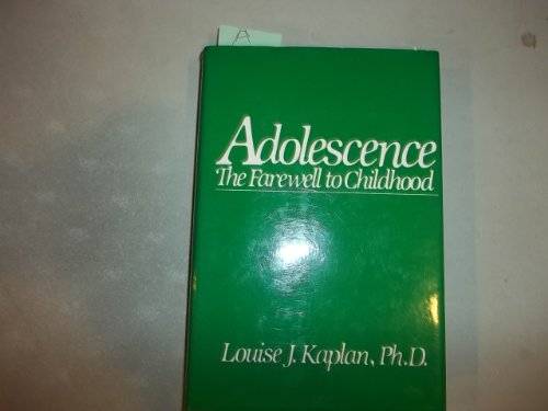 9780876689448: Adolescence: The Farewell to Childhood