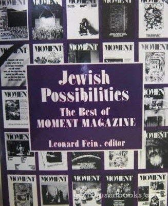 Stock image for Jewish Possibilities: The Best of Moment Magazine for sale by HPB-Ruby