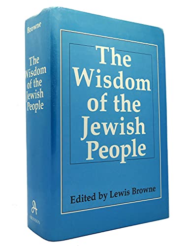 Beispielbild fr The Wisdom of the Jewish People zum Verkauf von Wonder Book