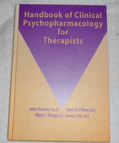 Imagen de archivo de Handbook of Clinical Psychopharmacology. 2ND ED. a la venta por Bingo Used Books