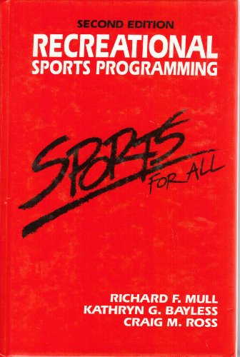 Beispielbild fr Recreational Sports Programming zum Verkauf von Wonder Book