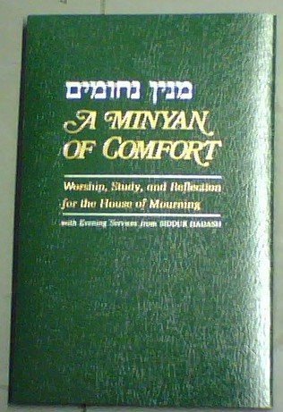 9780876770849: A Minyan of Comfort : Evening Services for the House of Mourning