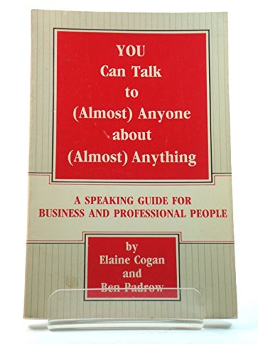 Imagen de archivo de You Can Talk to (Almost) a la venta por Goodwill Books