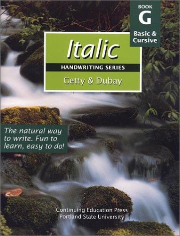 9780876780985: Italic Handwriting Series Book G