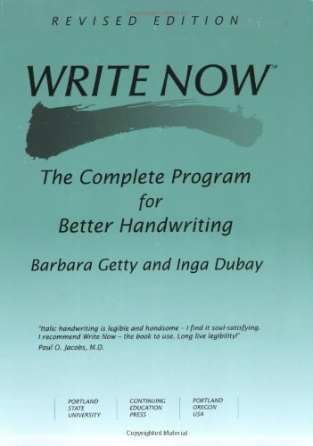 Imagen de archivo de Write Now: The Complete Program For Better Handwriting a la venta por HPB-Ruby