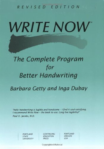 Stock image for Write Now: The Complete Program For Better Handwriting for sale by HPB-Ruby
