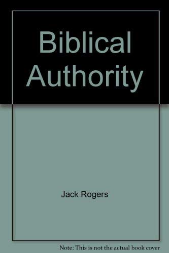 Stock image for Biblical Authority for sale by Better World Books