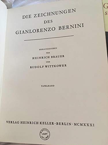 9780876810378: Die Zeichnungen des Gianlorenzo Bernini, 2 volumes