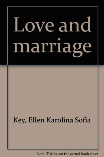 Beispielbild fr Love and Marriage zum Verkauf von Better World Books