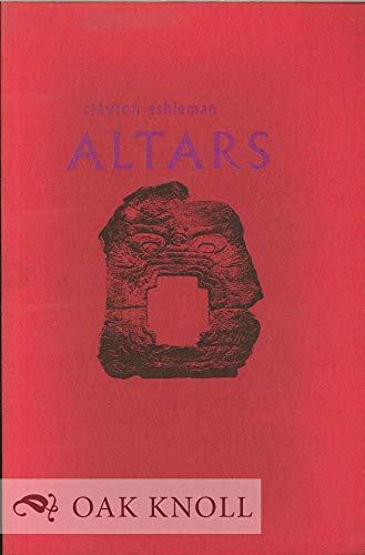 Altars (9780876850398) by Eshleman, Clayton