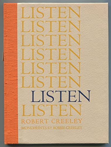 Listen (9780876851418) by Creeley, Robert