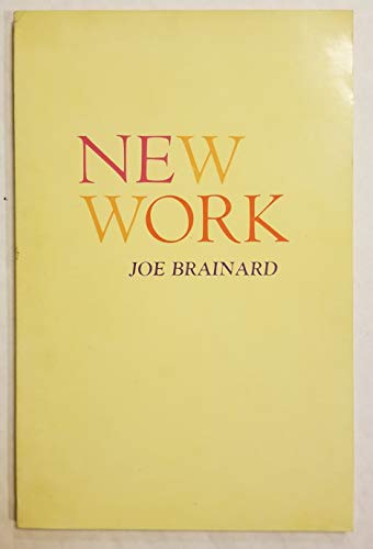 New work (9780876851593) by Brainard, Joe